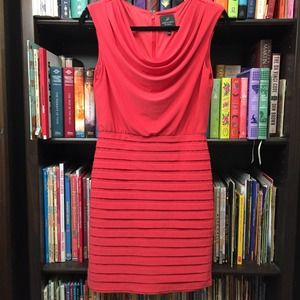 Adrianna Papell Coral Sleeveless Cowl Neck Dress 4
